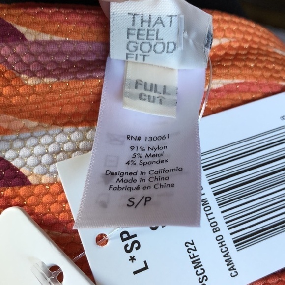 L Space Millie Camacho Bottom Full Bikini Size Small - Picture 3 of 6